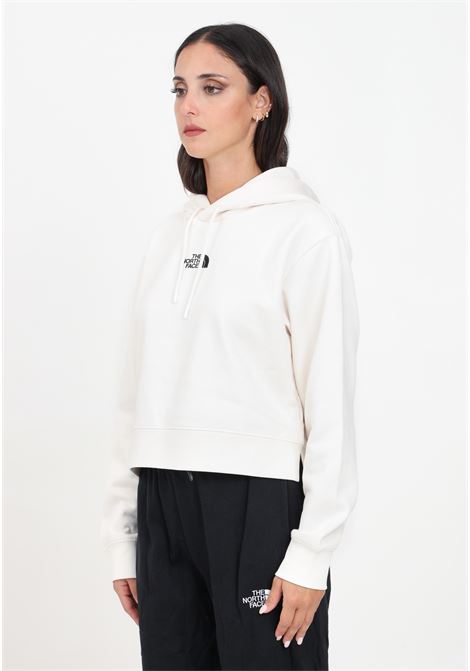 Felpa con cappuccio Essential Crop bianca da donna THE NORTH FACE | NF0A89EXQLI1.